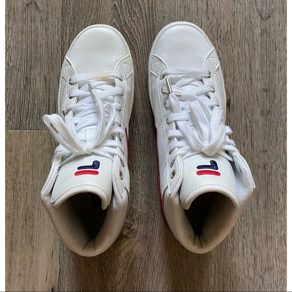 FILA HIGH TOPS- worn ONCE - Picture 6 of 12